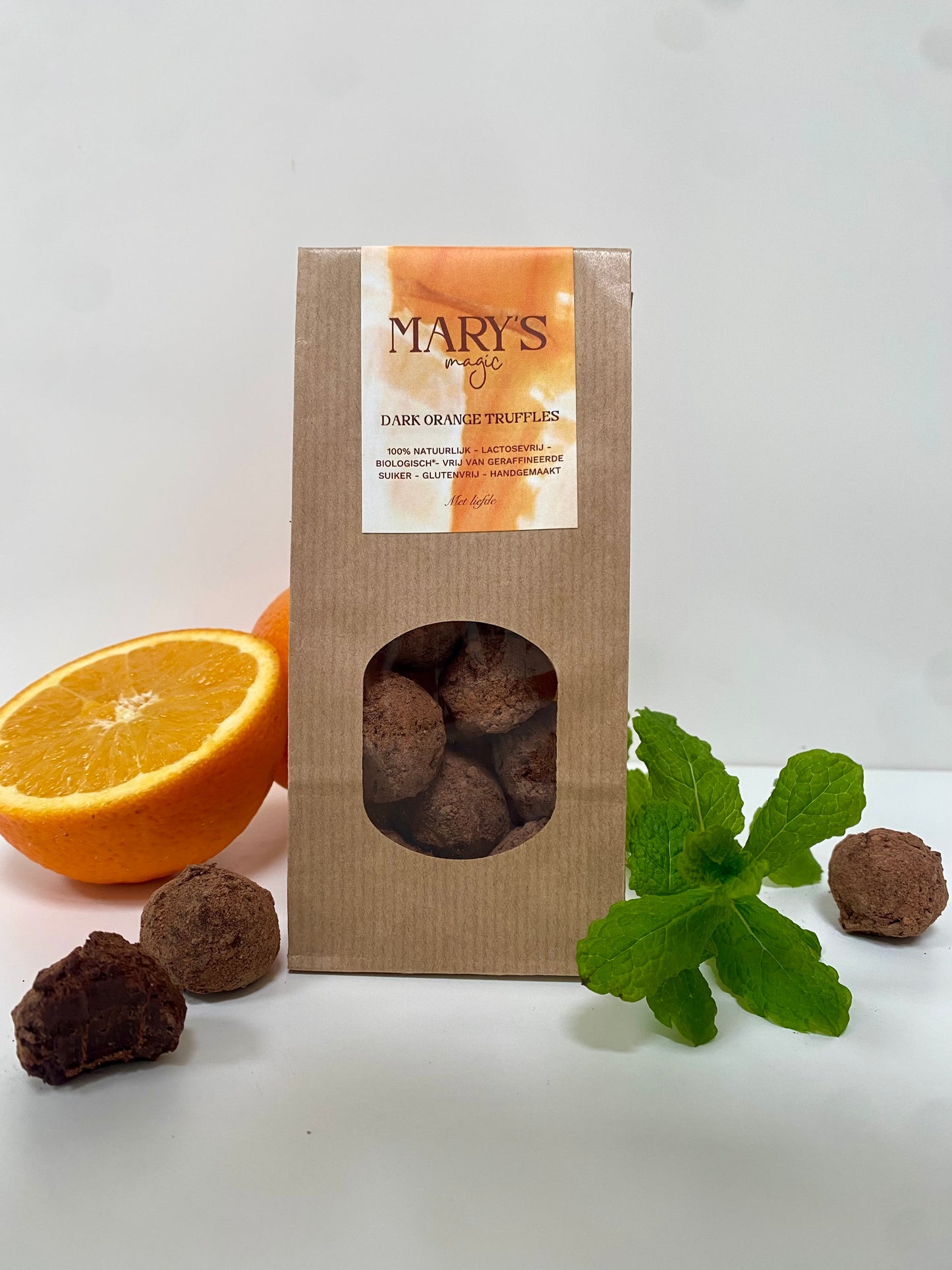 Dark Orange Truffles