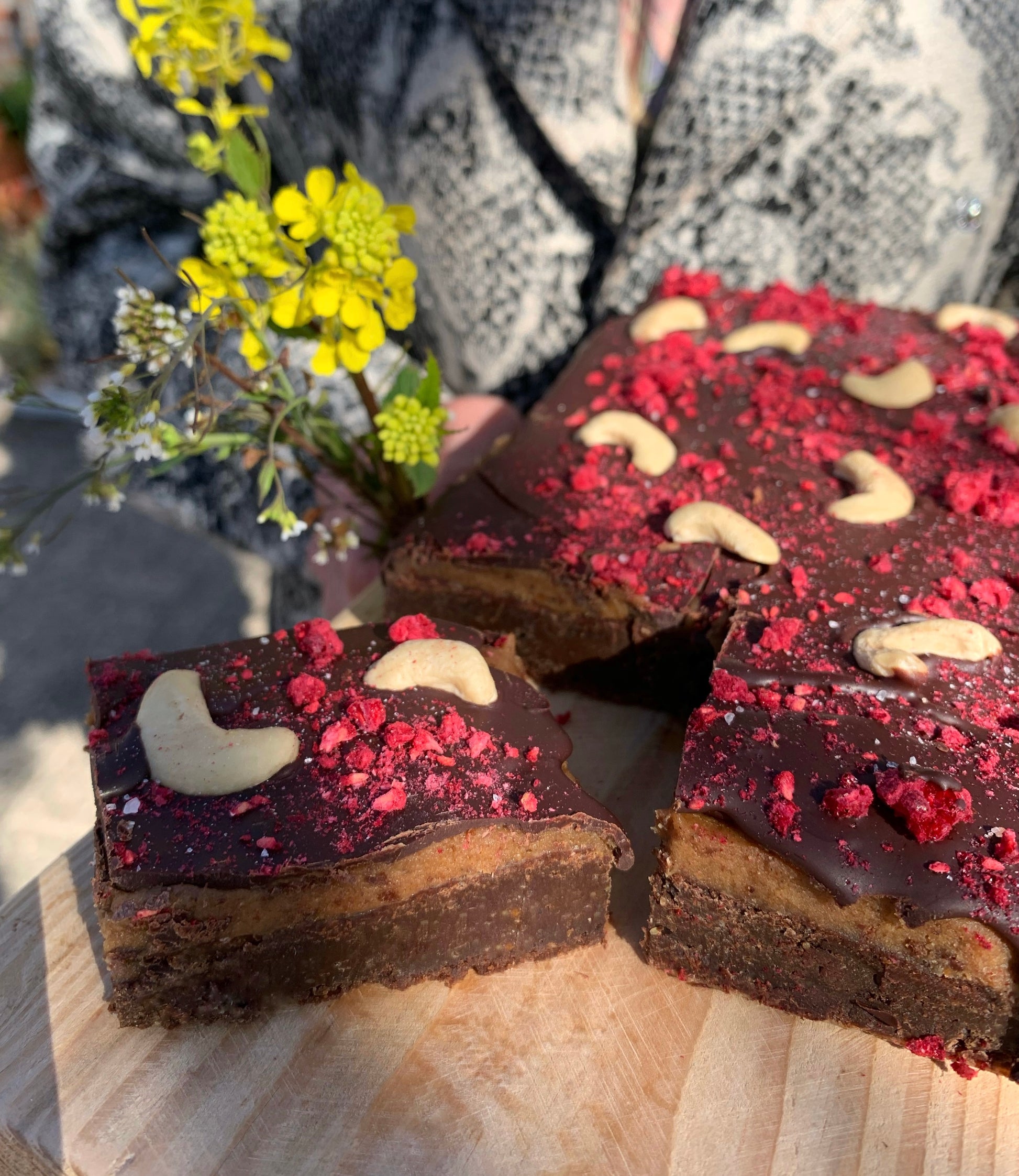 Glutenvrije vegan brownies van dadels en zoete aardappel van Mary’s Magic