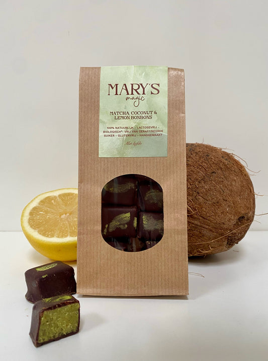 Matcha, Coconut & Lemon Bonbons
