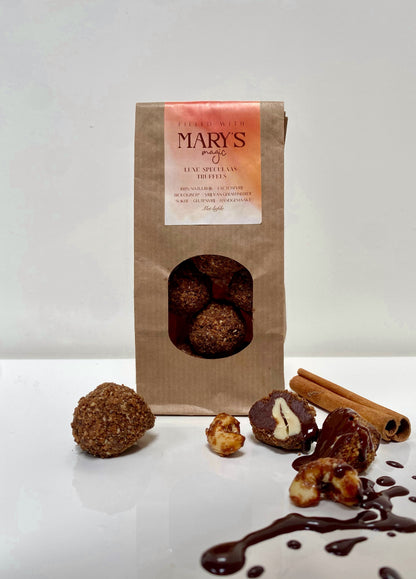 Luxe glutenvrije en rauwe speculaastruffels 