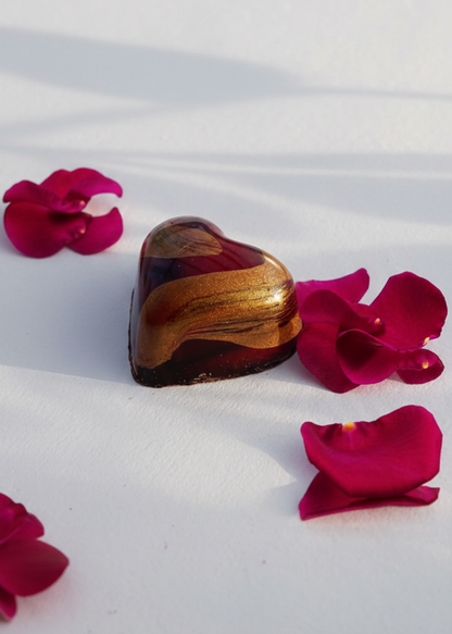 gevuld chocoladehart framboos valentijn 