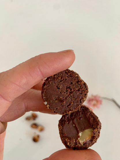 Luxe Speculaas Truffels Mary's Magic. Puur, handgemaakt, vegan, glutenvrij en suikervrij.